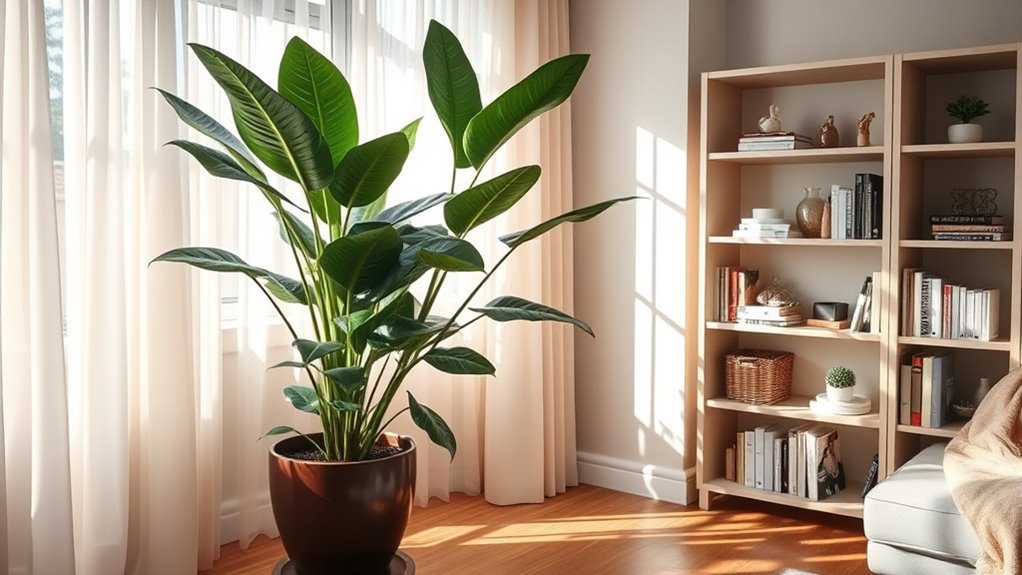 tropical indoor houseplant beauty