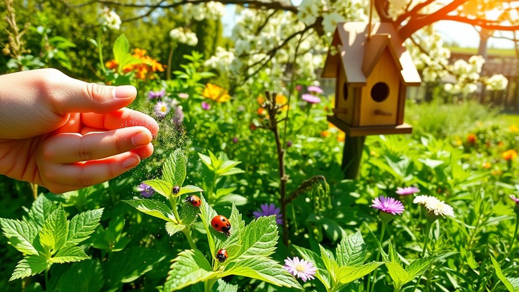 balanced garden ecosystem creation