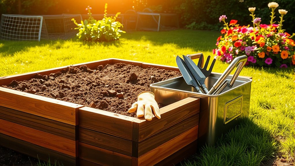 building a raised garden bed