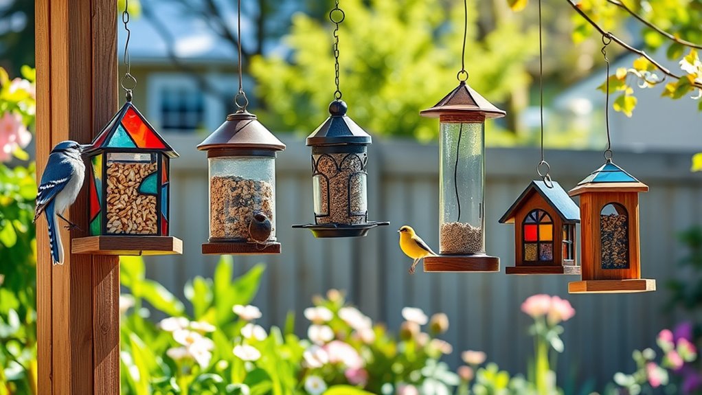 choosing backyard bird feeders