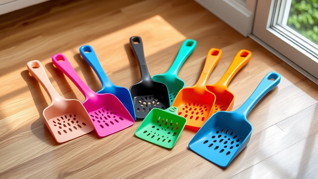 choosing cat litter scoops