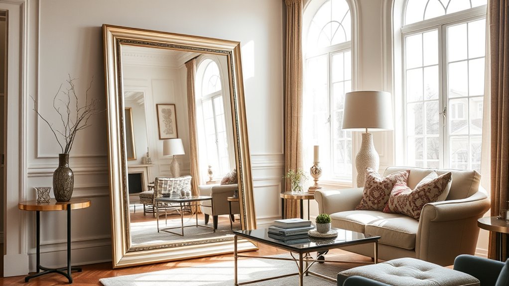 choosing floor mirrors wisely