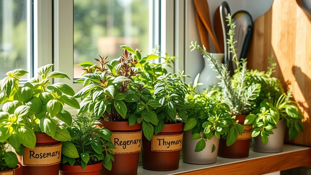 choosing indoor herb gardens