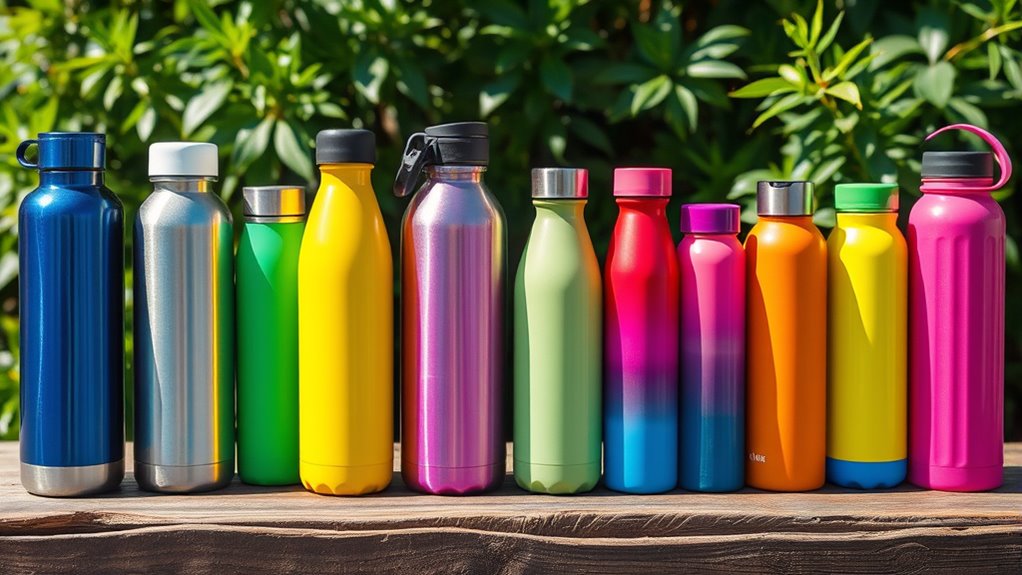 choosing reusable water bottles