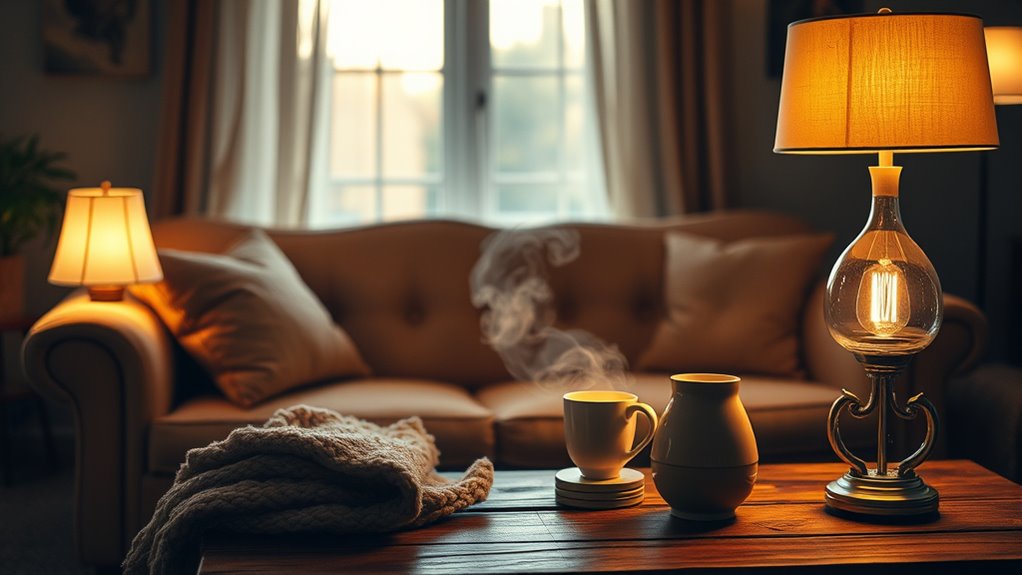 choosing warm lighting lamps