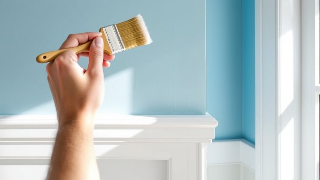 clean edges for painting