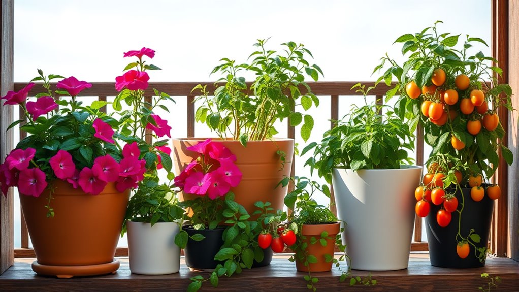 container gardening plant selection