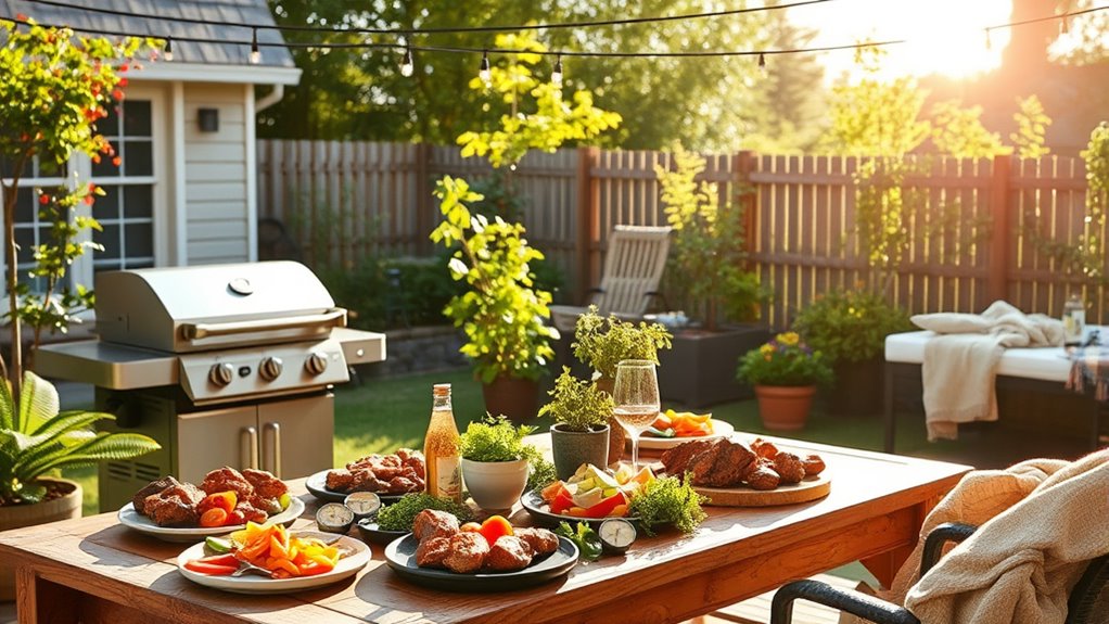 cozy welcoming outdoor space