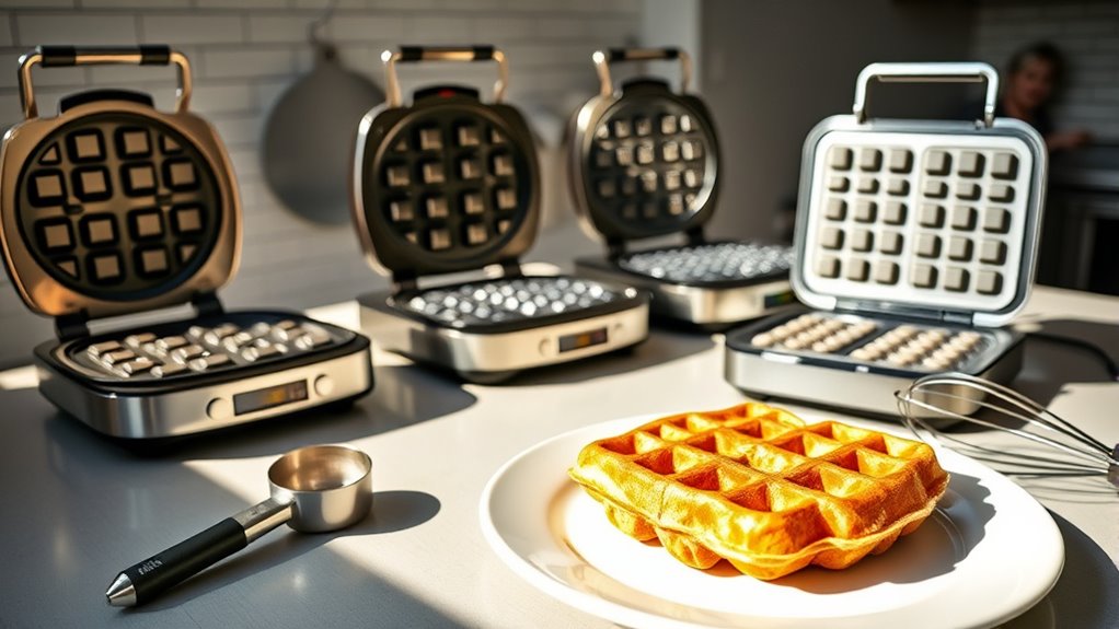 crispy waffle maker selection