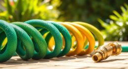 durable garden hose guide