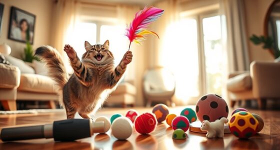 engaging cat toys selection