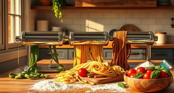 fresh homemade pasta makers