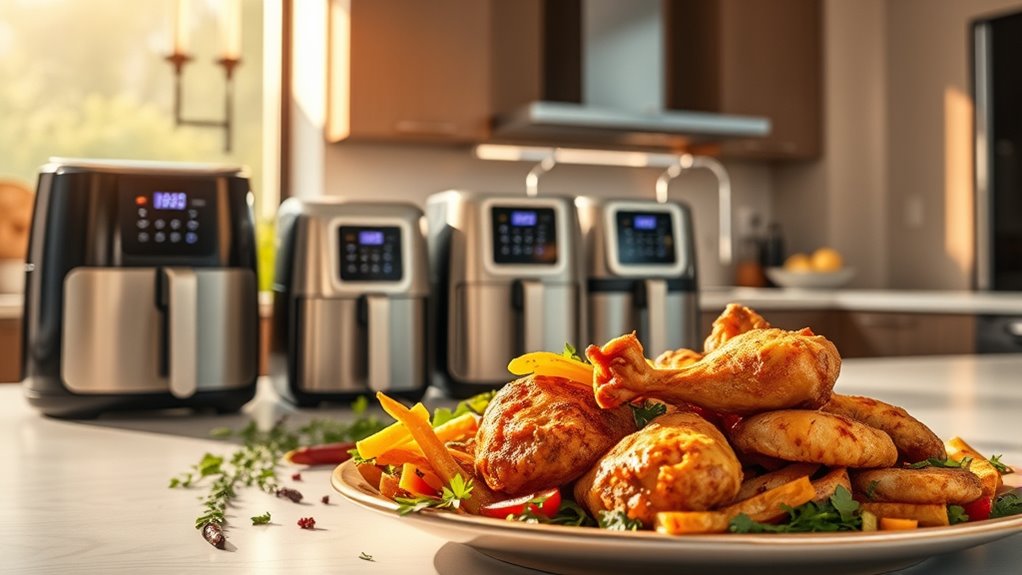 healthy cooking with air fryers