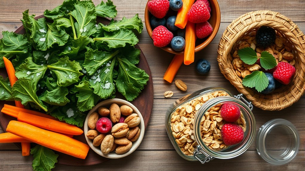 healthy filling fiber snacks