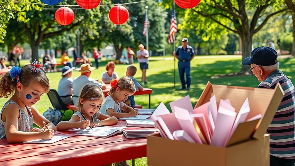 letters for military support