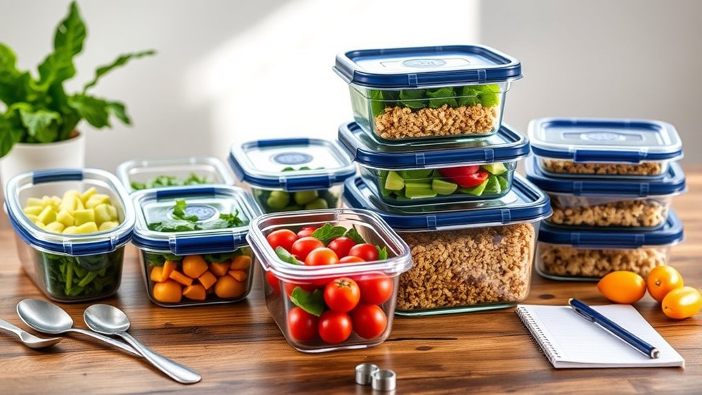 meal prep container selection