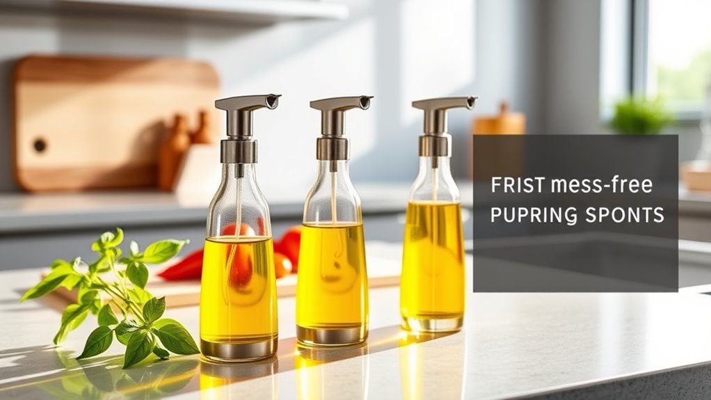 mess free oil dispensing options
