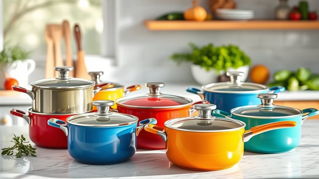 non toxic ceramic cookware selection