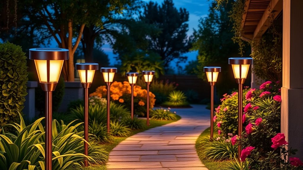 outdoor solar pathway lighting