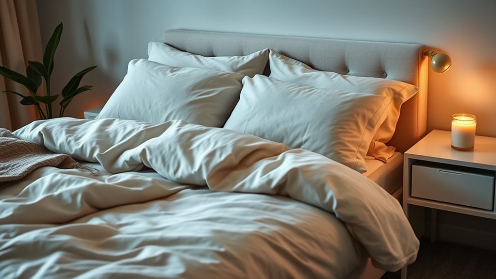 quality bedding enhances comfort