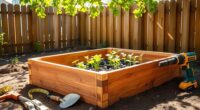 raised garden bed construction