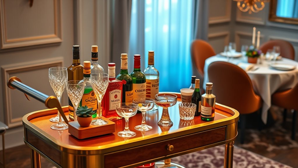 selecting stylish entertaining carts