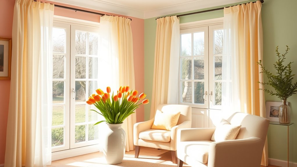 soft pastel spring painting