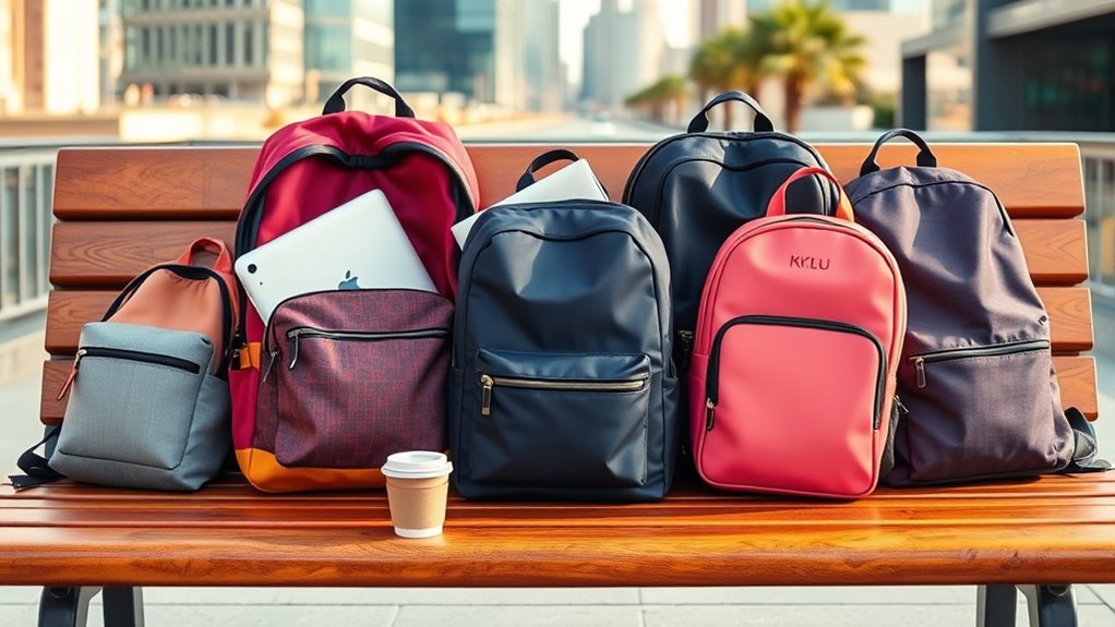 stylish functional commuter backpacks