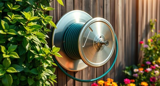 tangle free garden hose storage