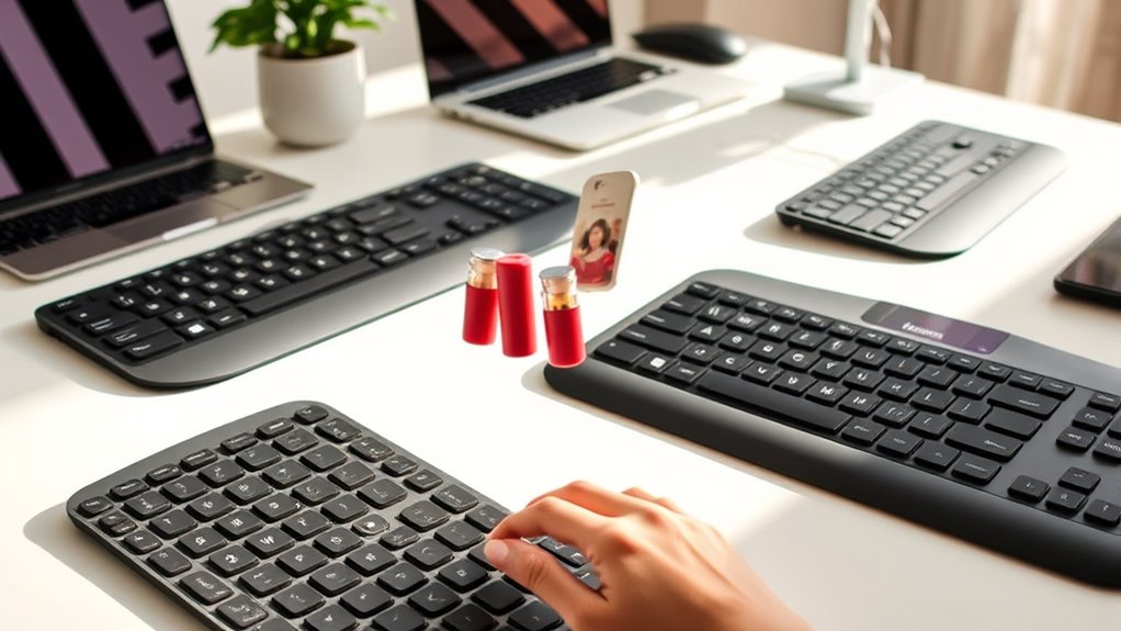 wireless keyboard typing comfort