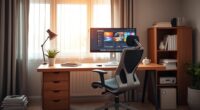 create ergonomic home workspace