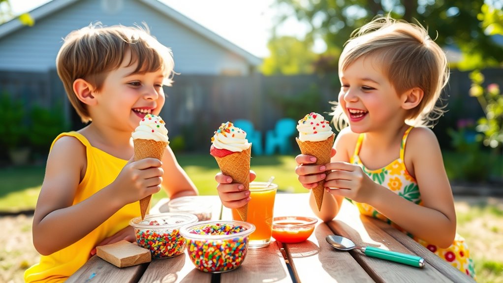 creative healthy ice cream activities