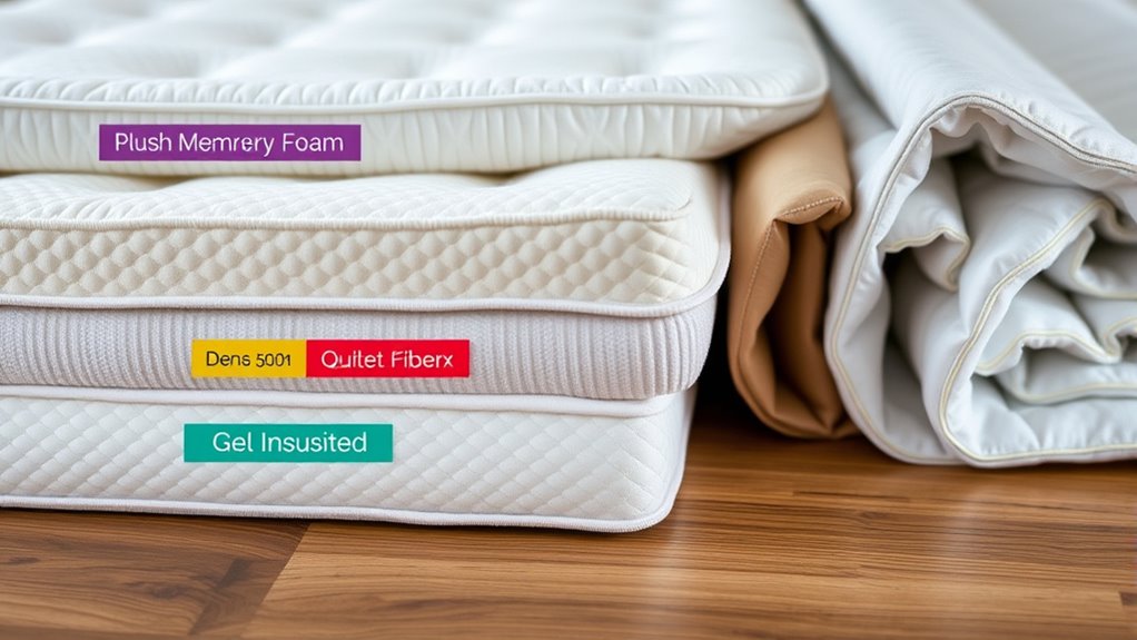 material density affects firmness