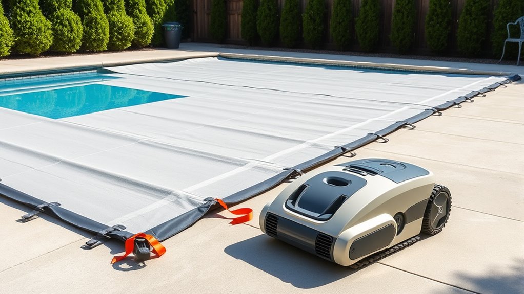 pool cleaner off season storage