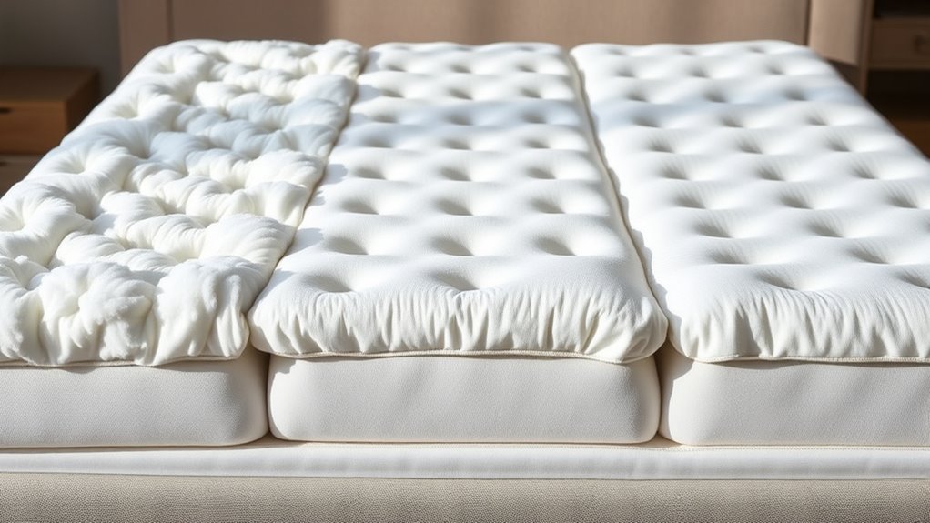types of mattress toppers