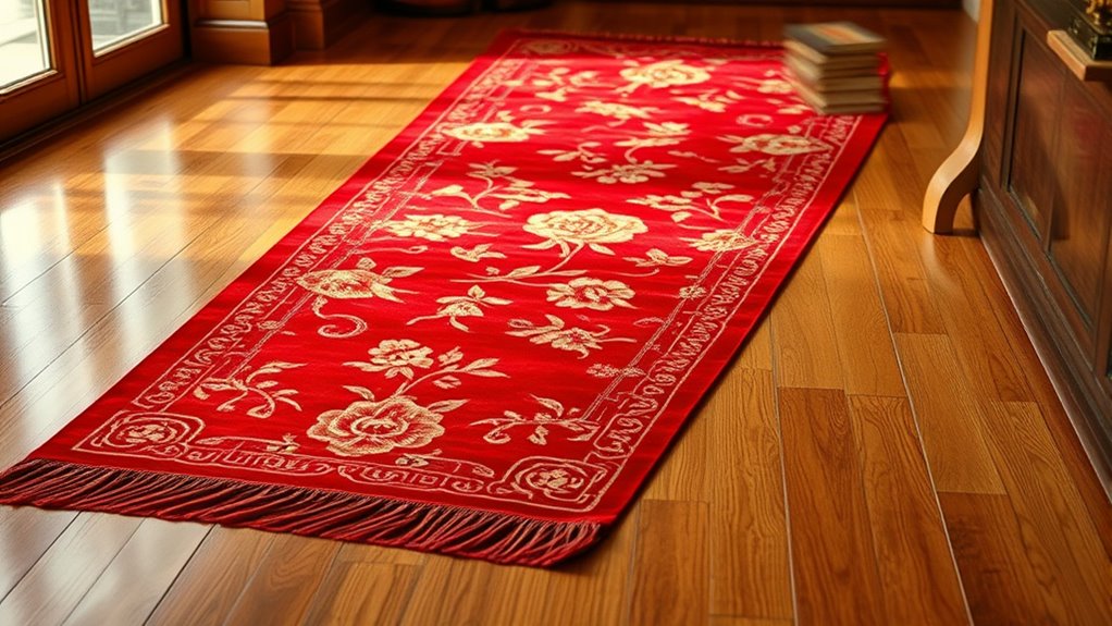 elegant durable silk runners