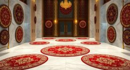 luxury round entry rugs