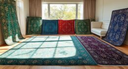 top silk look washable rugs