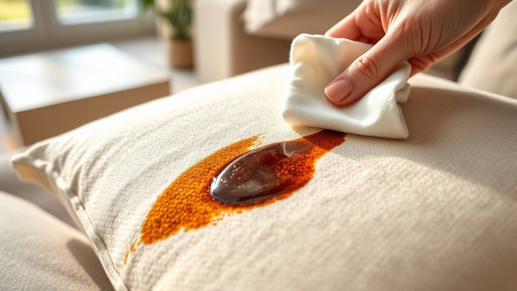 act quickly blot and avoid