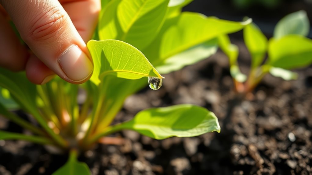 adjust watering based on observation