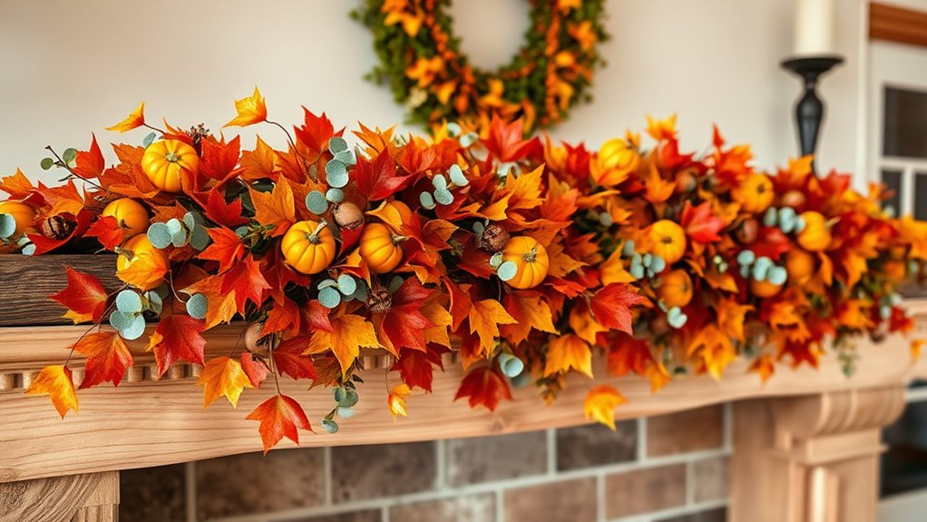 autumn garland decorating ideas