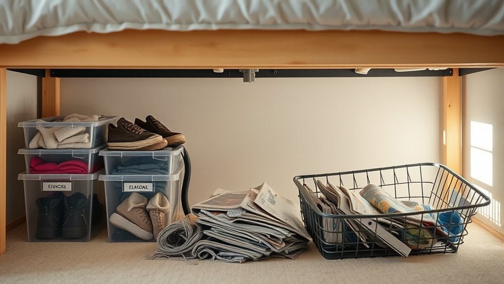 avoid clutter and damage