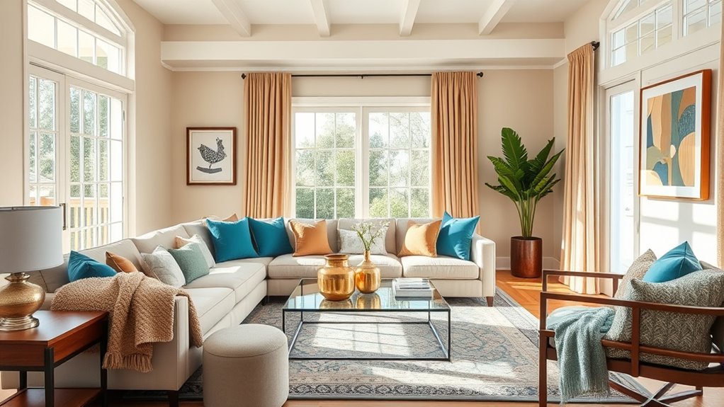 balanced color and textures