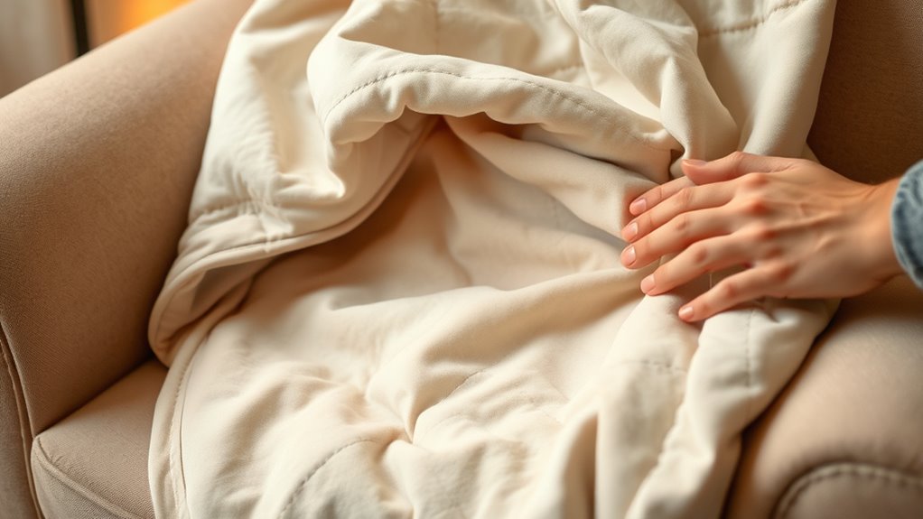 check blanket regularly for damage