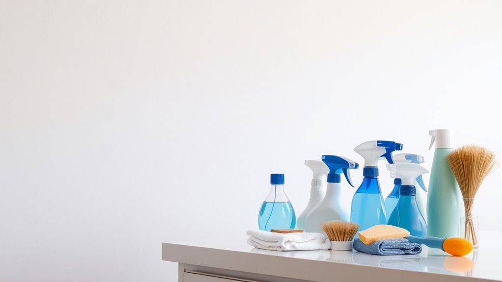 clean walls thoroughly first