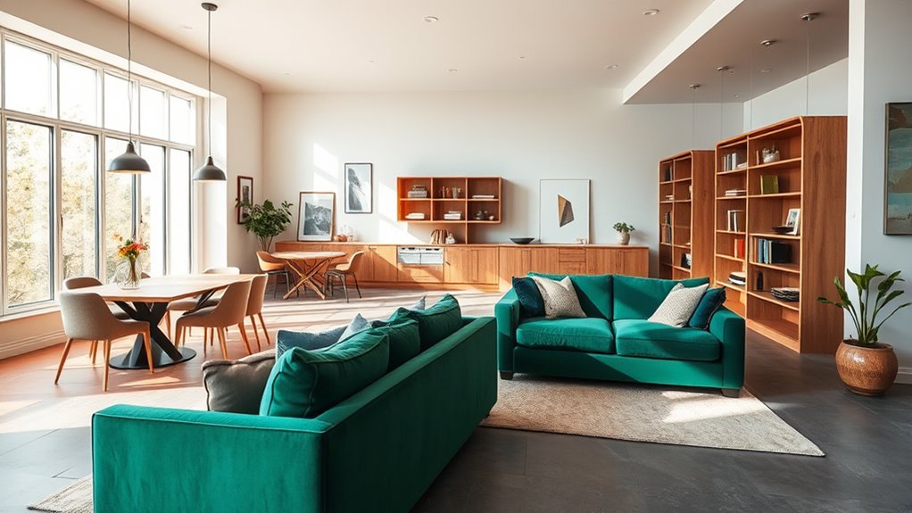 color texture murals accents