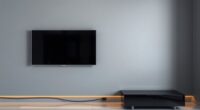 concealed cable media wall