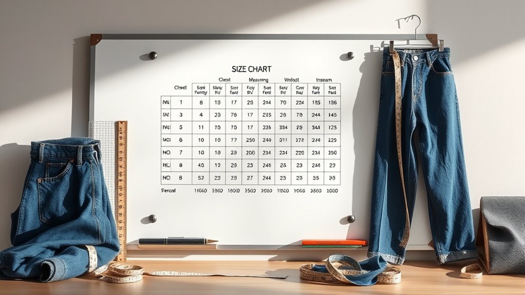 consistent comfortable sizing standards