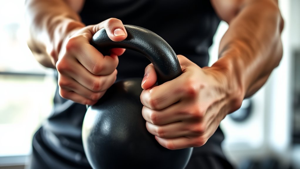 correct grip relaxed hands