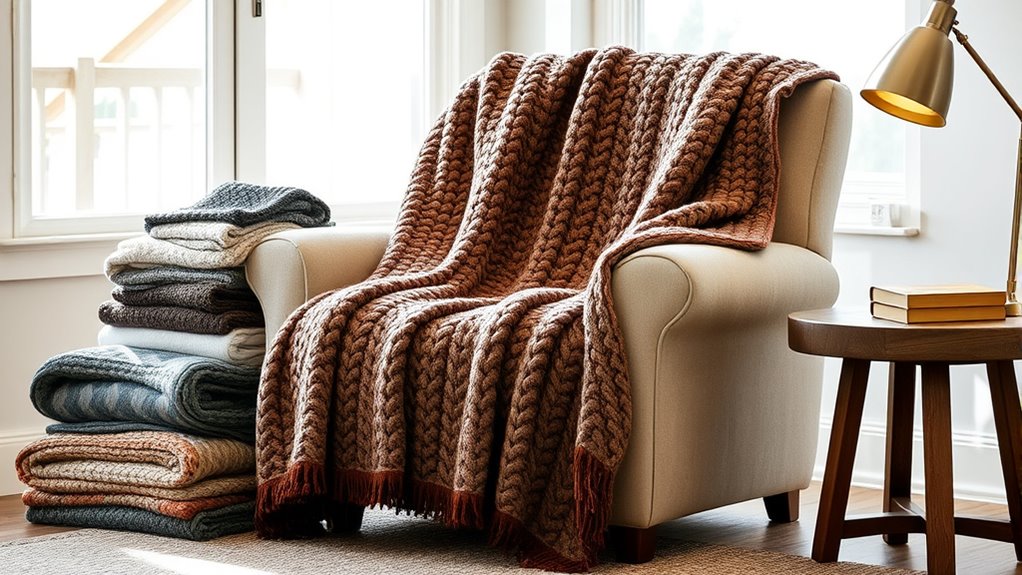 cozy oversized throw selections
